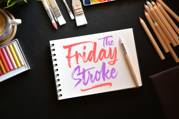 The Friday Stroke Font The Friday Stroke Font Poster 1