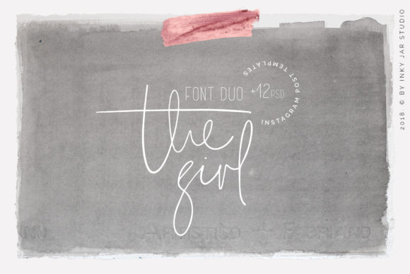 The Girl Duo Font Poster 1