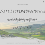 The Glen Script Font Poster 10