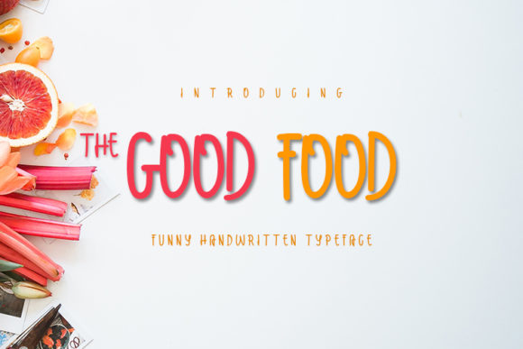 The Good Food Font Poster 1