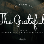 The Grateful Font Poster 1