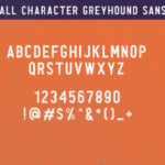 The Greyhound Family Font Poster 12