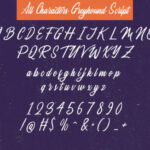 The Greyhound Family Font Poster 9