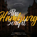 The Hamburg Script Font Poster 1