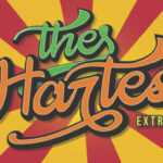 The Hartes Font Poster 1