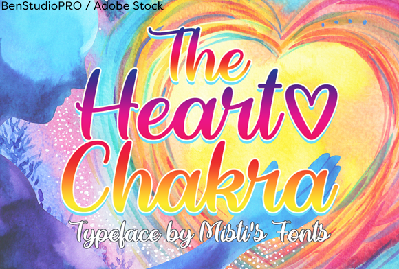 The Heart Chakra Font