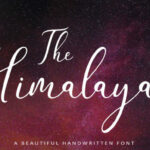 The Himalaya Font Poster 1
