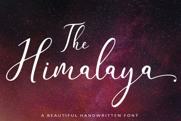 The Himalaya Font Poster 1