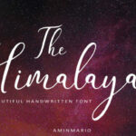 The Himalaya Font Poster 12