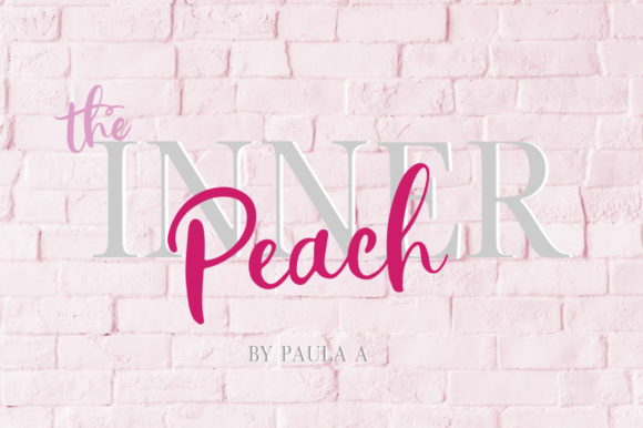 The Inner Peach Duo Font Poster 1