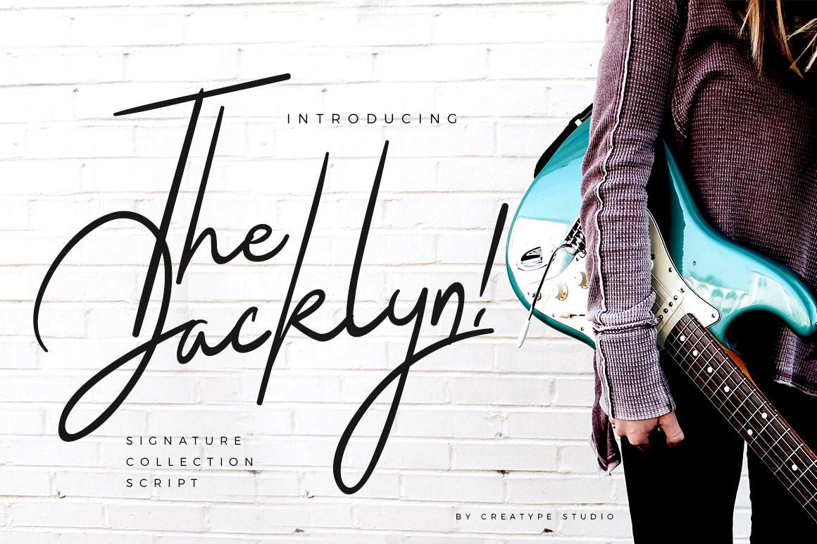 The Jacklyn Font Poster 1