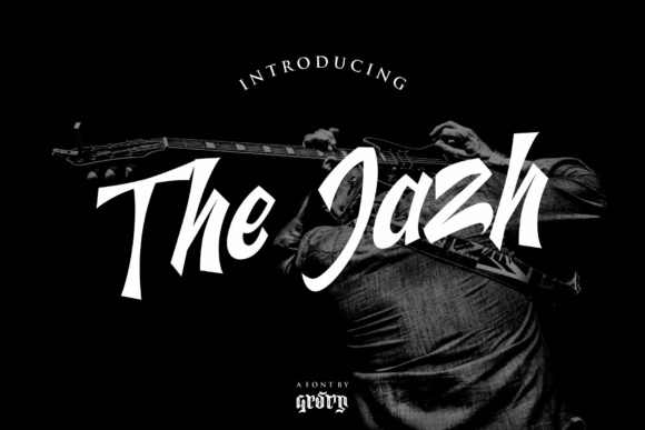 The Jazh Font Poster 1