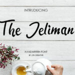 The Jeliman Font Poster 1