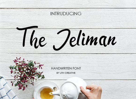 The Jeliman Font Poster 1