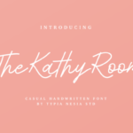 The Kathy Room Font Poster 1