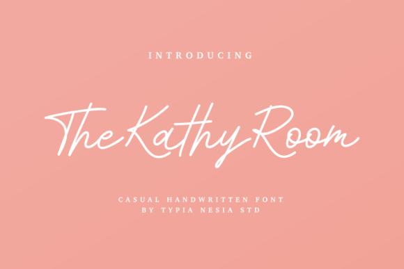 The Kathy Room Font Poster 1