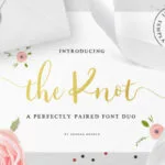 The Knot Font Poster 1