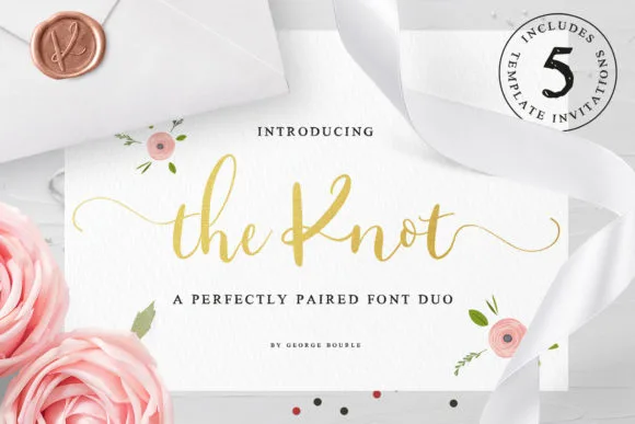 The Knot Font The Knot Font Poster 1