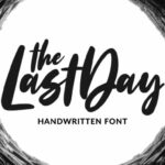 The Last Day Font Poster 1