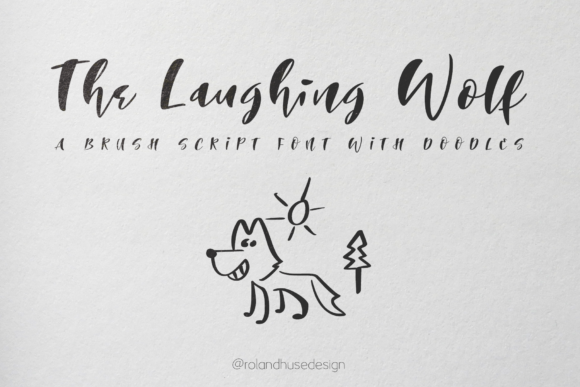The Laughing Wolf Font Poster 1