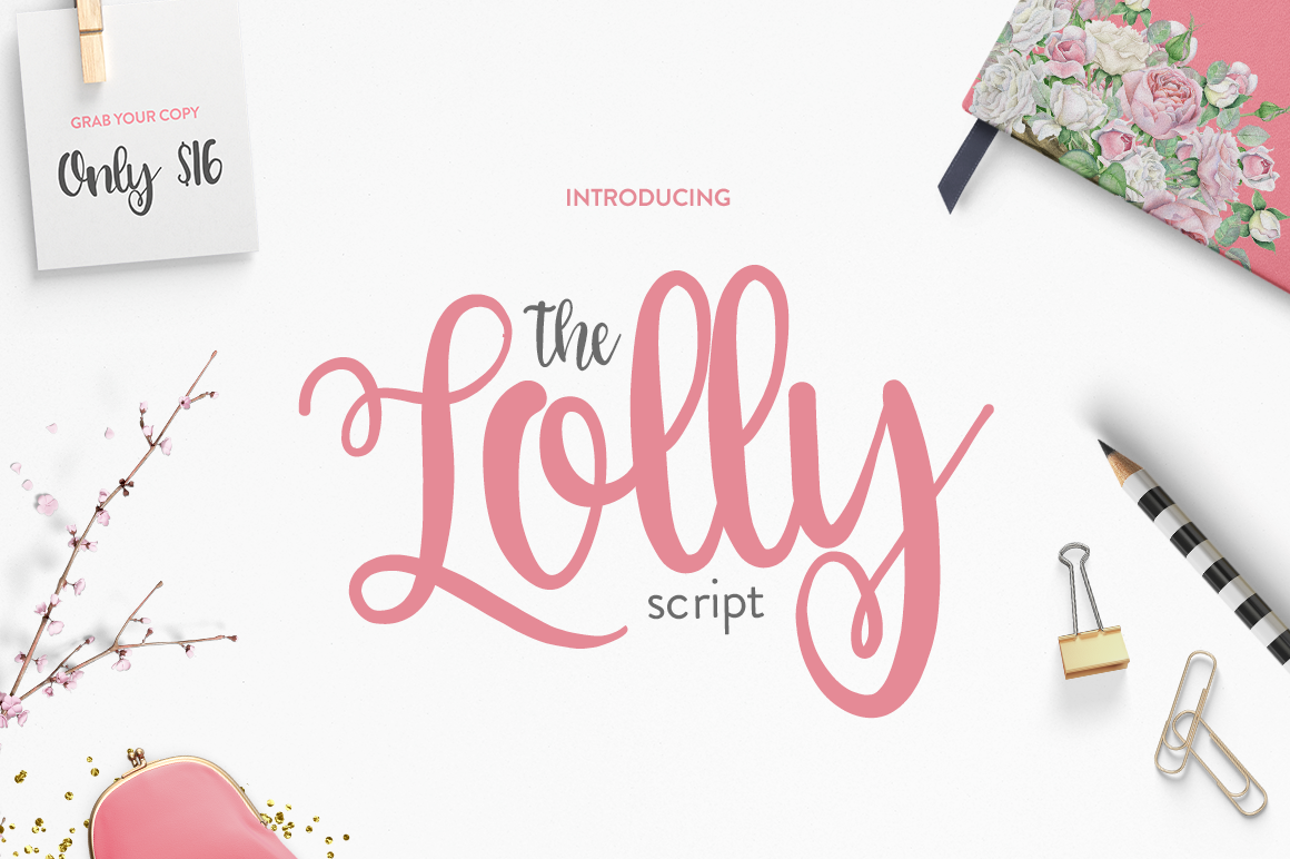 The Lolly Font Poster 1