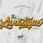 The Lunatique Font Poster 1