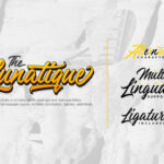 The Lunatique Font Poster 3