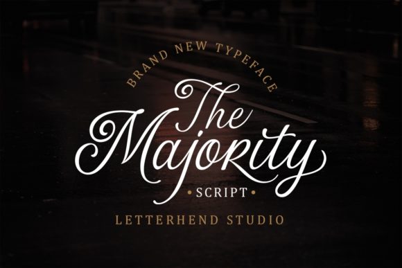 The Majority Font Poster 1