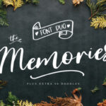 The Memories Font Poster 1