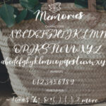 The Memories Font Poster 7