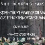 The Memories Font Poster 10
