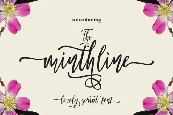 The Minthline Script Font