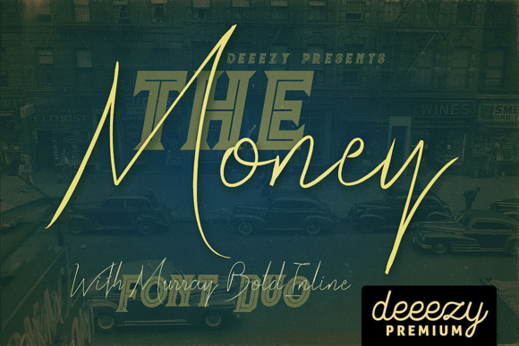 The Money Font Poster 1