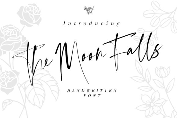 The Moon Falls Font