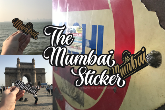 The Mumbai Sticker Font