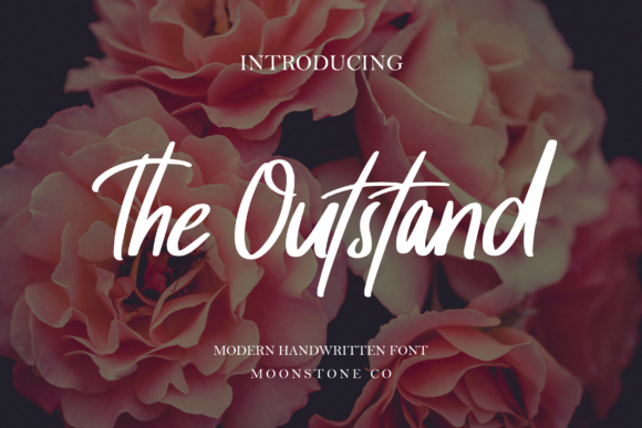 The Outstand Font Poster 1