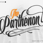 The Parthenon Font Poster 1