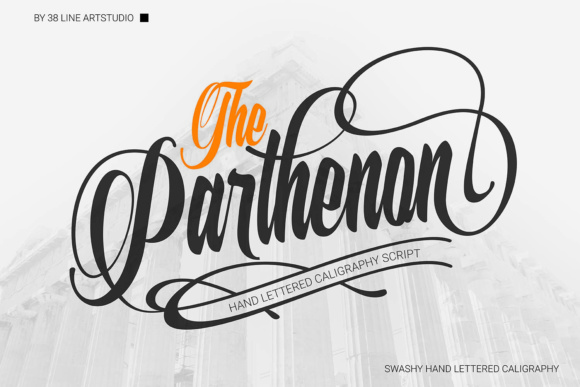 The Parthenon Font Poster 1