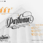 The Parthenon Font Poster 3