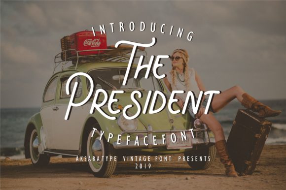 The President Font Poster 1