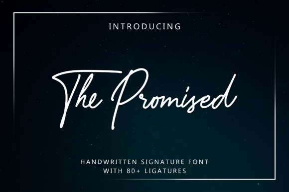 The Promised Font Poster 1