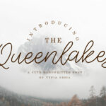 The Queenlakes Font Poster 1