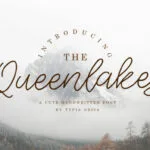 The Queenlakes Font Poster 1