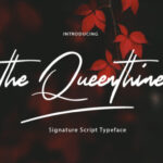 The Queenthine Font Poster 1