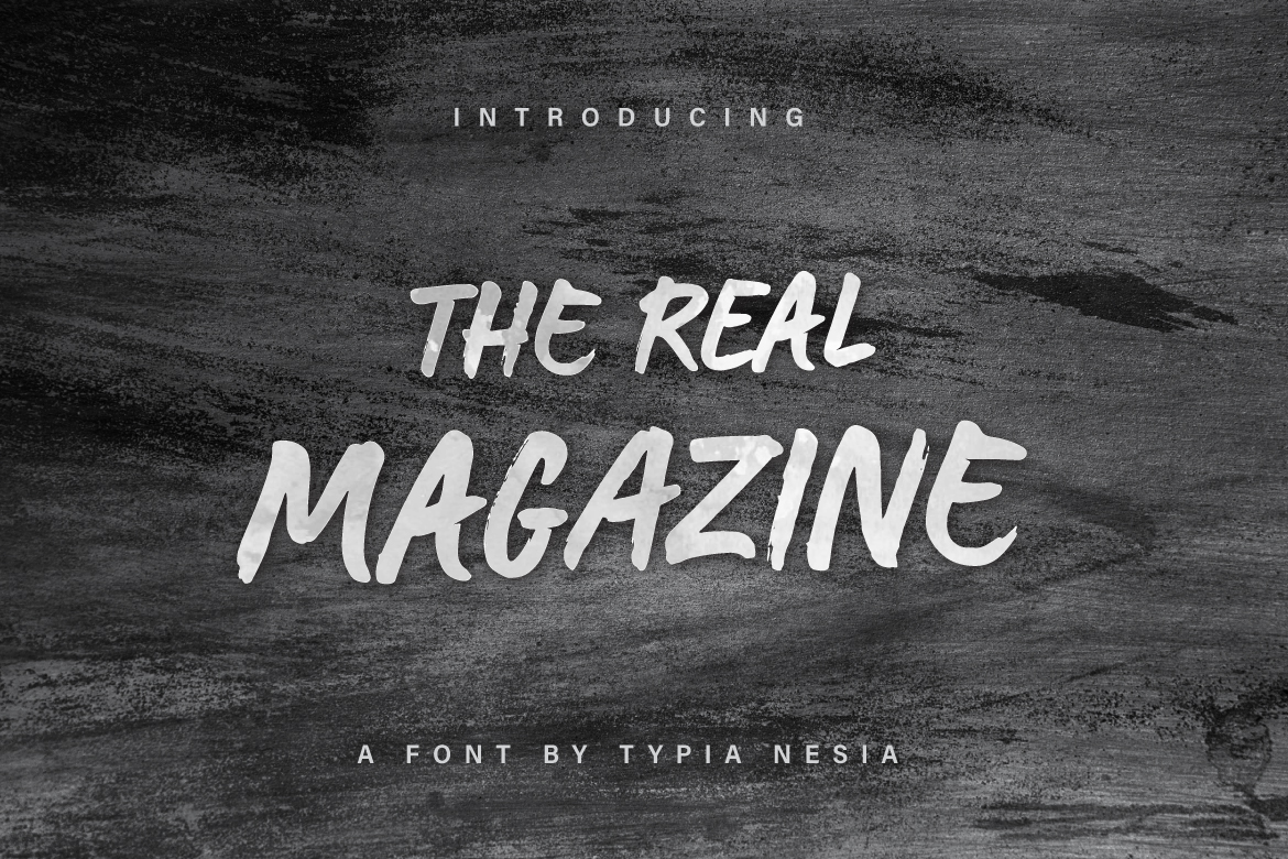The Real Magazine Font