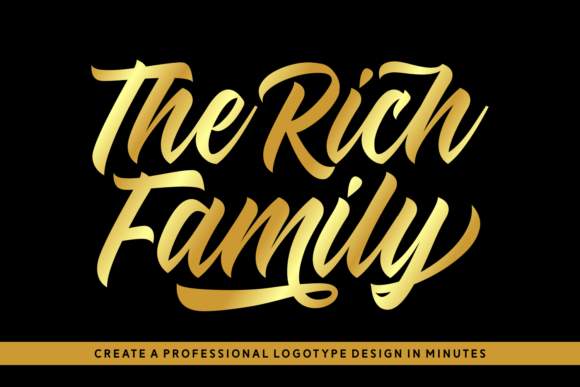 The Rich Family Font