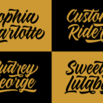 The Rich Family Font Poster 2