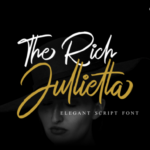 The Rich Jullietta Font Poster 1