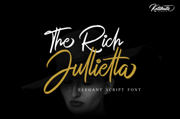 The Rich Jullietta Font Poster 1