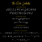 The Rich Jullietta Font Poster 9